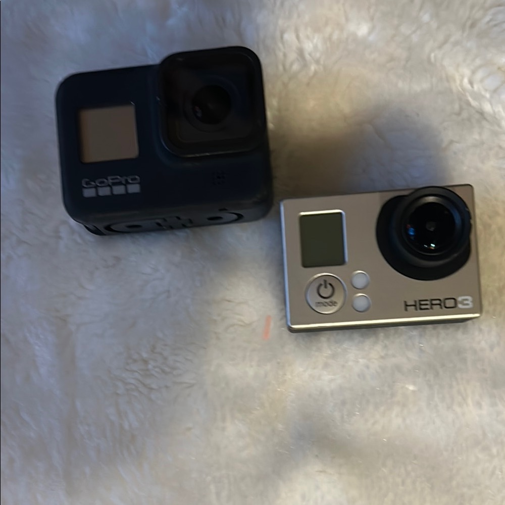 GoPro Silver and Black Digital Cameras for Action Shots